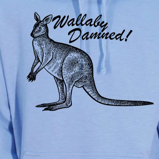 Wallaby Damned Unisex Surf Hoodie