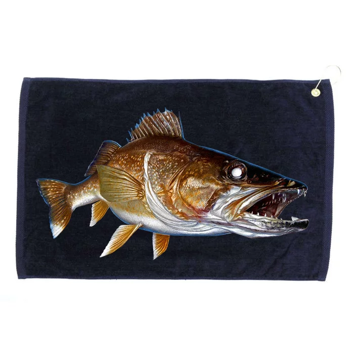 Walleye Grommeted Golf Towel