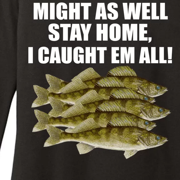 Walleye Caught Em All Womens CVC Long Sleeve Shirt