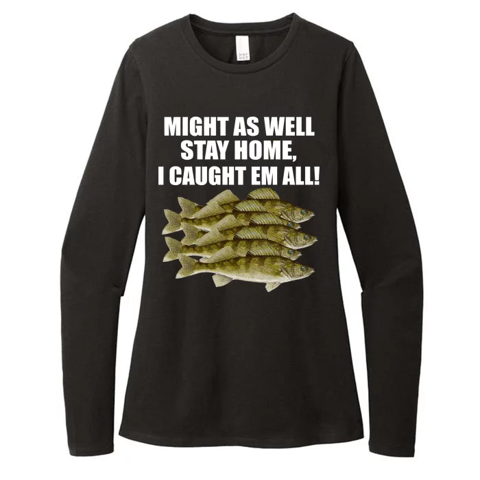 Walleye Caught Em All Womens CVC Long Sleeve Shirt