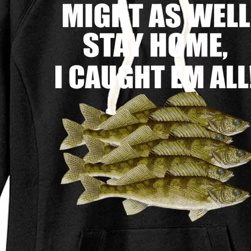 Walleye Caught Em All Women's Fleece Hoodie