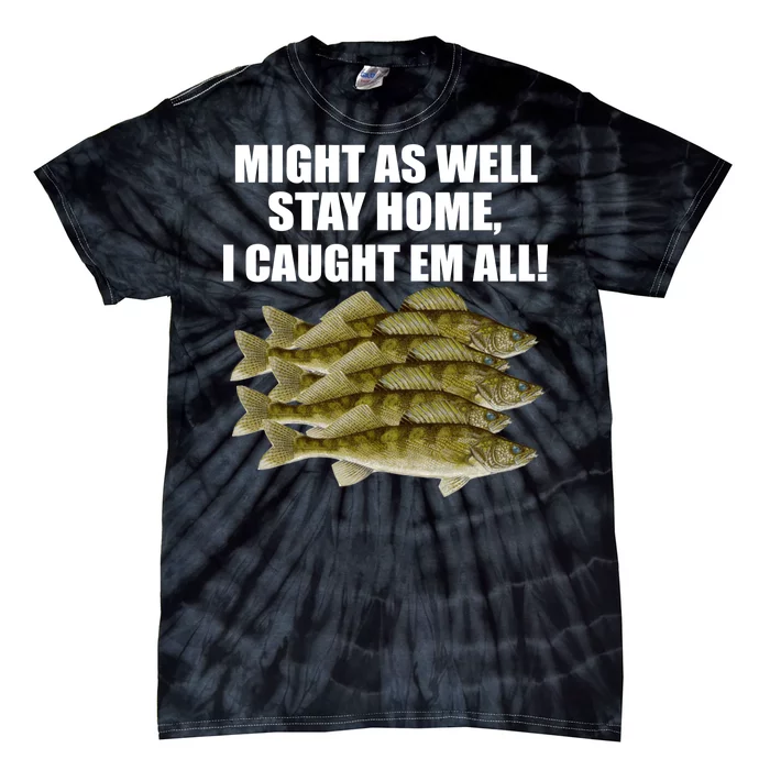 Walleye Caught Em All Tie-Dye T-Shirt