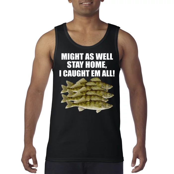 Walleye Caught Em All Tank Top