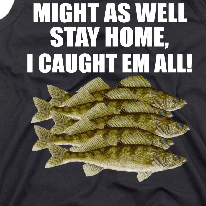 Walleye Caught Em All Tank Top