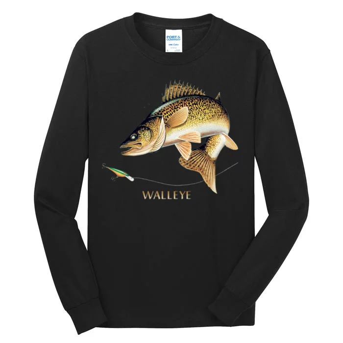 Walleye Combination Tall Long Sleeve T-Shirt