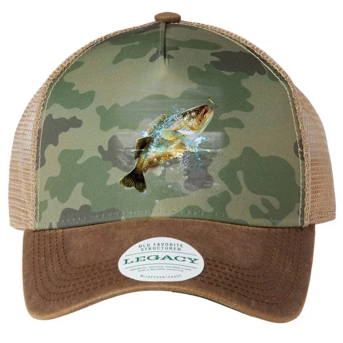 Walleye Wilderness - Fishing Legacy Tie Dye Trucker Hat