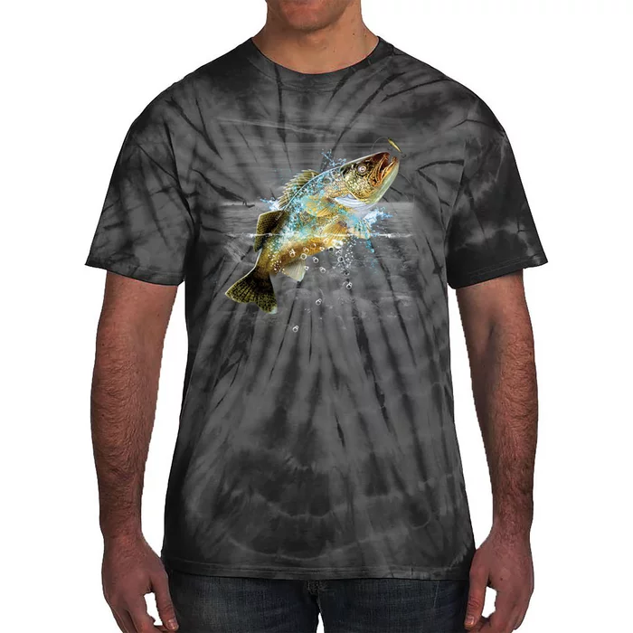 Walleye Wilderness - Fishing Tie-Dye T-Shirt