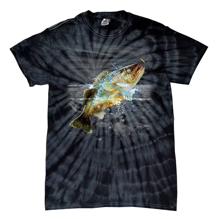 Walleye Wilderness - Fishing Tie-Dye T-Shirt