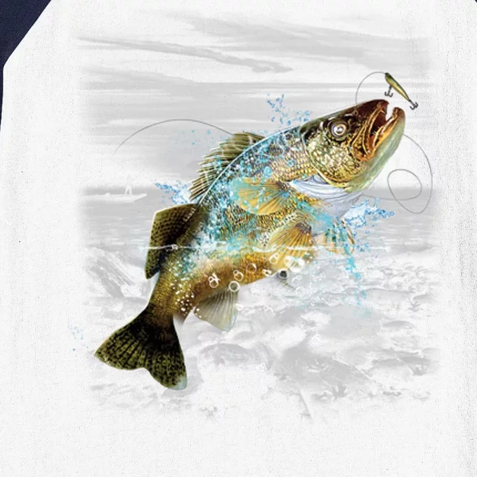 Walleye Wilderness - Fishing Baseball Sleeve Shirt