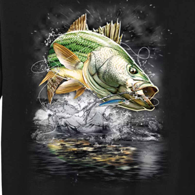 Walleye Wilderness - Fishing Jumping Fish Sweatshirt