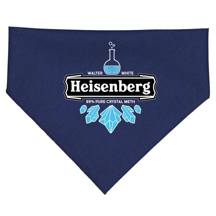 Walter White Heisenberg Beer Chemist USA-Made Doggie Bandana