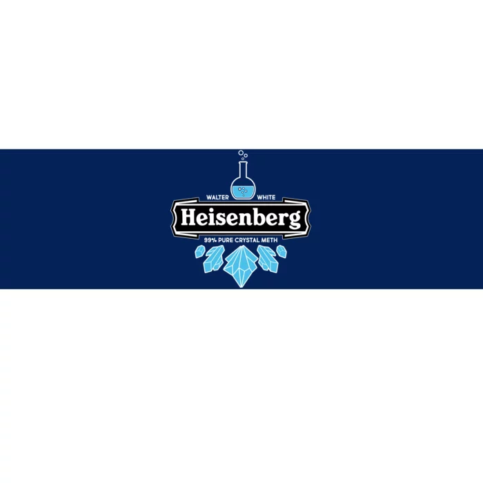 Walter White Heisenberg Beer Chemist Bumper Sticker