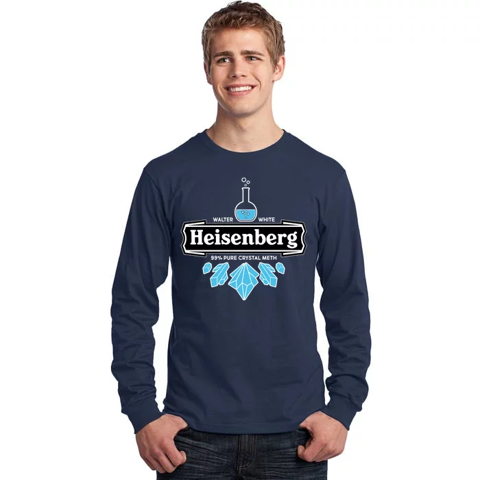 Walter White Heisenberg Beer Chemist Tall Long Sleeve T-Shirt