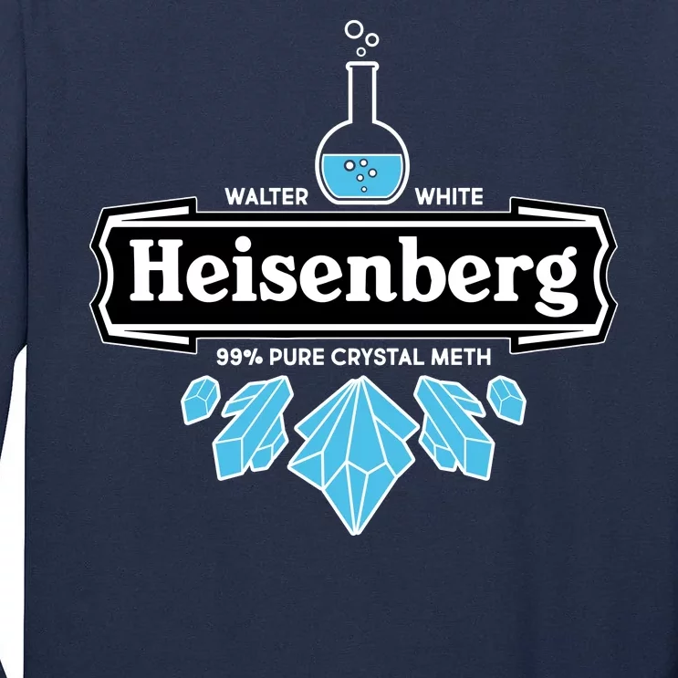 Walter White Heisenberg Beer Chemist Tall Long Sleeve T-Shirt