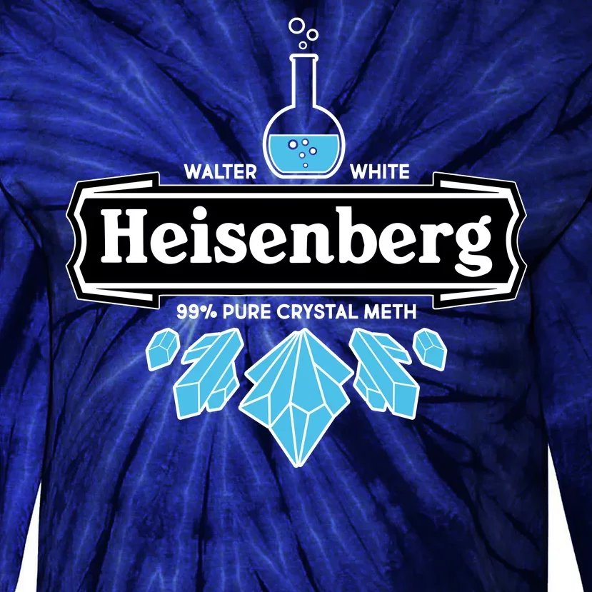 Walter White Heisenberg Beer Chemist Tie-Dye Long Sleeve Shirt