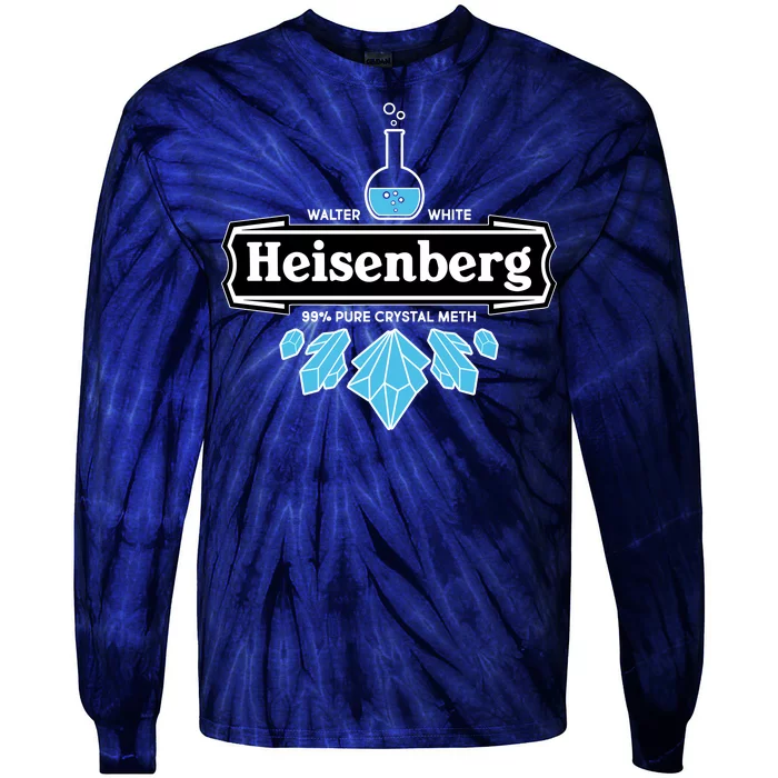 Walter White Heisenberg Beer Chemist Tie-Dye Long Sleeve Shirt