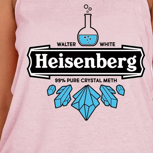 Walter White Heisenberg Beer Chemist Women's Knotted Racerback Tank