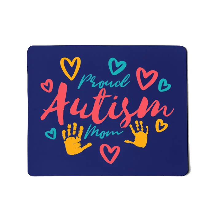 Wo Autism Mom Proud Autistic Pride Awareness Day Month Asperger Mousepad