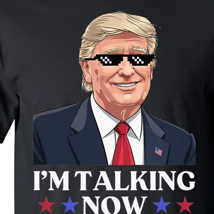 Wait A Minute Im Talking Trump Debate 2024 Sound Familiar Tall T-Shirt