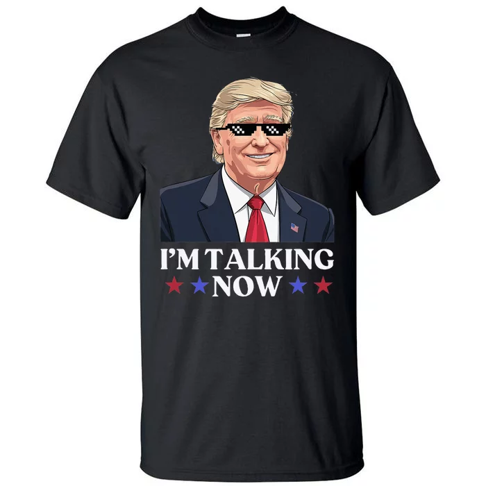 Wait A Minute Im Talking Trump Debate 2024 Sound Familiar Tall T-Shirt