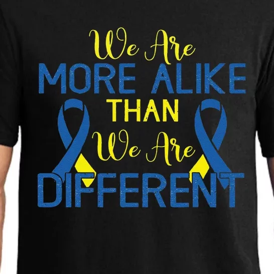 We Are More Alike Than Different Autism Pajama Set