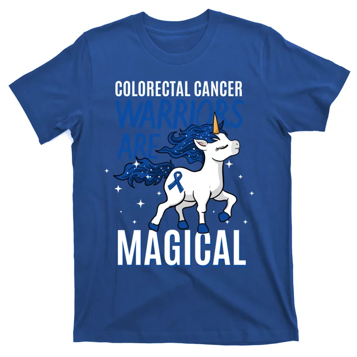 Warriors Are Magical Colorectal Cancer Colonoscopy Advocate Gift T-Shirt