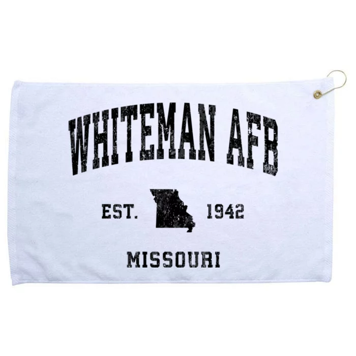 Whiteman Afb Missouri Mo Vintage Athletic Sports Grommeted Golf Towel