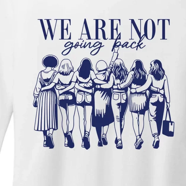 We Are Not Going Back Vote Kamala Harris Womens CVC Long Sleeve Shirt