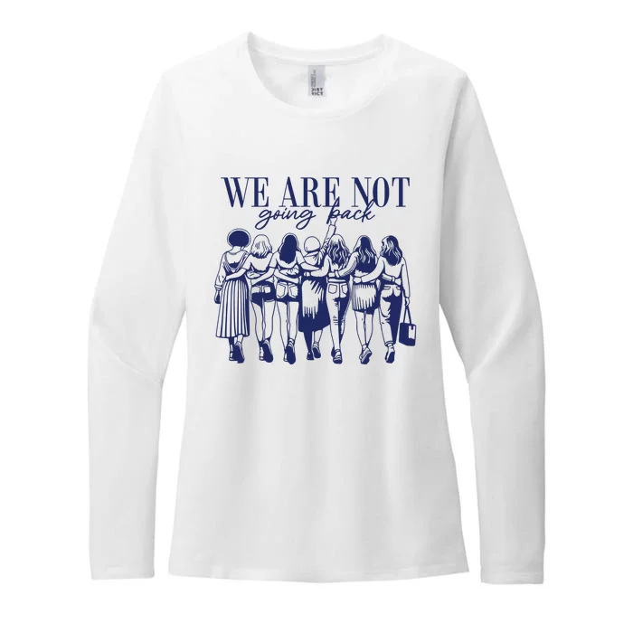 We Are Not Going Back Vote Kamala Harris Womens CVC Long Sleeve Shirt