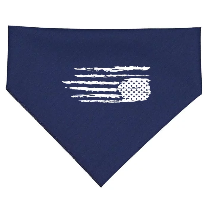 We Are Not Ok Upside Down USA Flag In Distress USA-Made Doggie Bandana