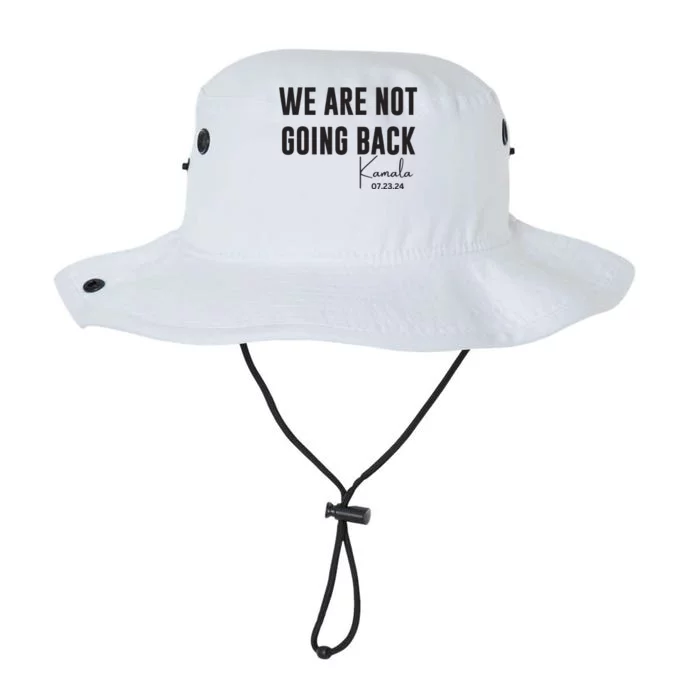 We Are Not Going Back Kamala Rally Chants Legacy Cool Fit Booney Bucket Hat