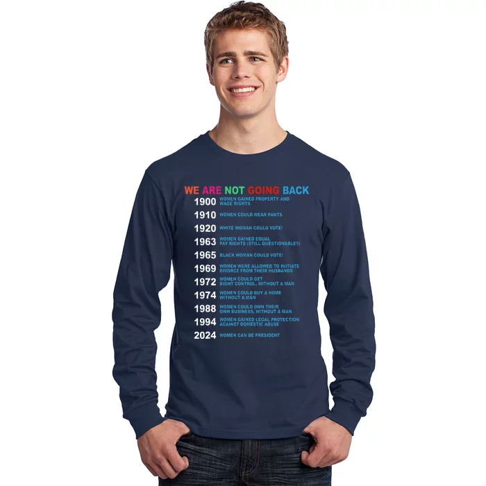 We Are Not Going Back Voting Rights Vote R.E.P.R.O.D.U.C.T.I.V.E Rights Long Sleeve Shirt