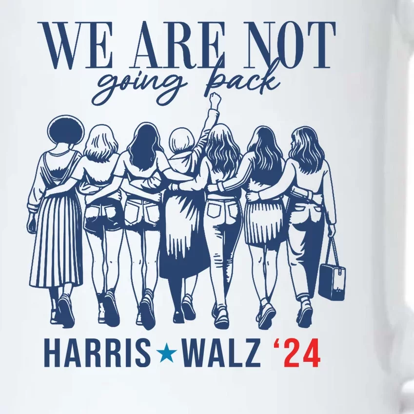 We Are Not Going Back Kamala Harris Waltz 24 Eleciton Black Color Changing Mug