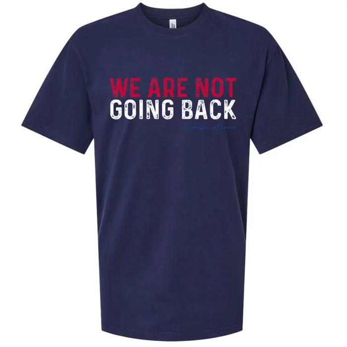 We Are Not Going Back 2024 Sueded Cloud Jersey T-Shirt