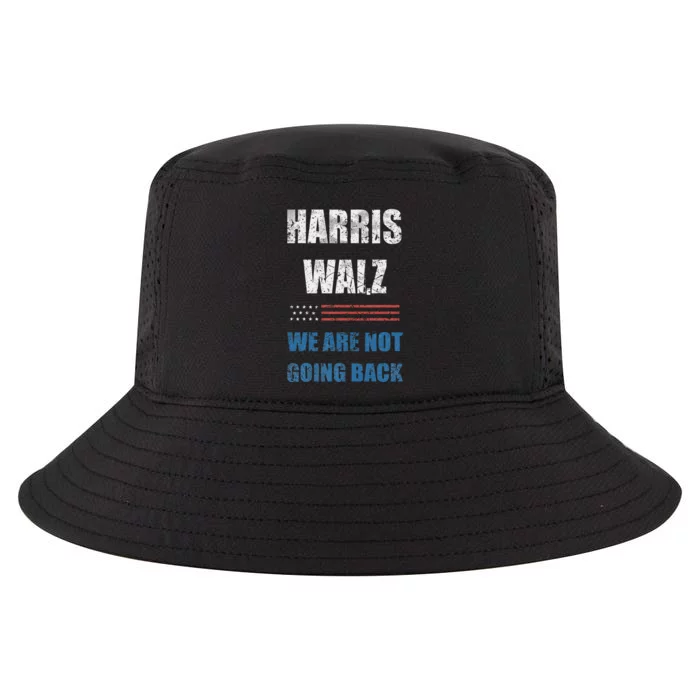 We Are Not Going Back! President Harris Walz 2024 Election Cool Comfort Performance Bucket Hat