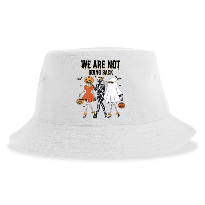 We Are Not Going Back Kamala Harris Waltz 24 Madam President Sustainable Bucket Hat