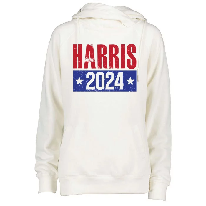 We Are Not Going Back Vote For 2024 President Kamalaharris Gift Womens Funnel Neck Pullover Hood