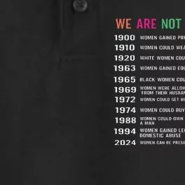 We Are Not Going Back Voting Rights Reproductive Rights Gift Dry Zone Grid Performance Polo