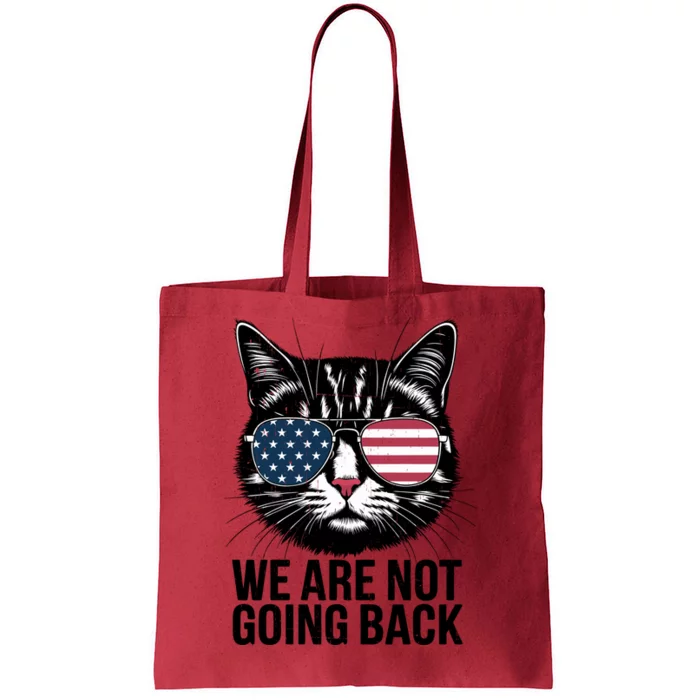 We Are Not Going Back Election Day Themed Artwork Tote Bag