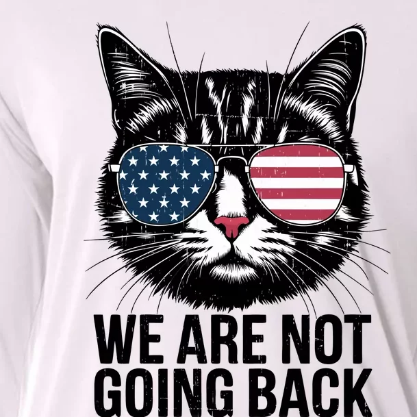 We Are Not Going Back Election Day Themed Artwork Cooling Performance Long Sleeve Crew