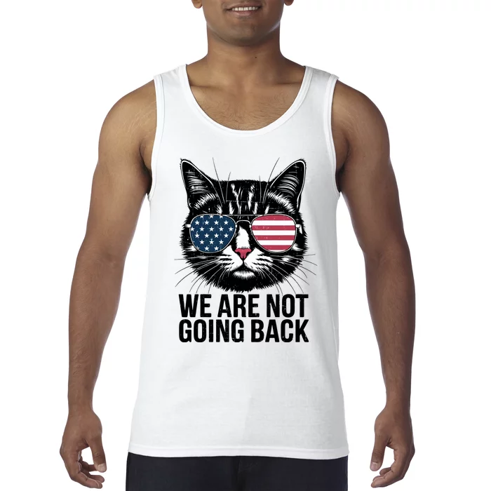 We Are Not Going Back Election Day Themed Artwork Tank Top