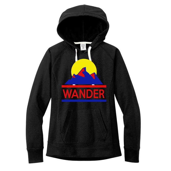 Wander The World Women's Fleece Hoodie