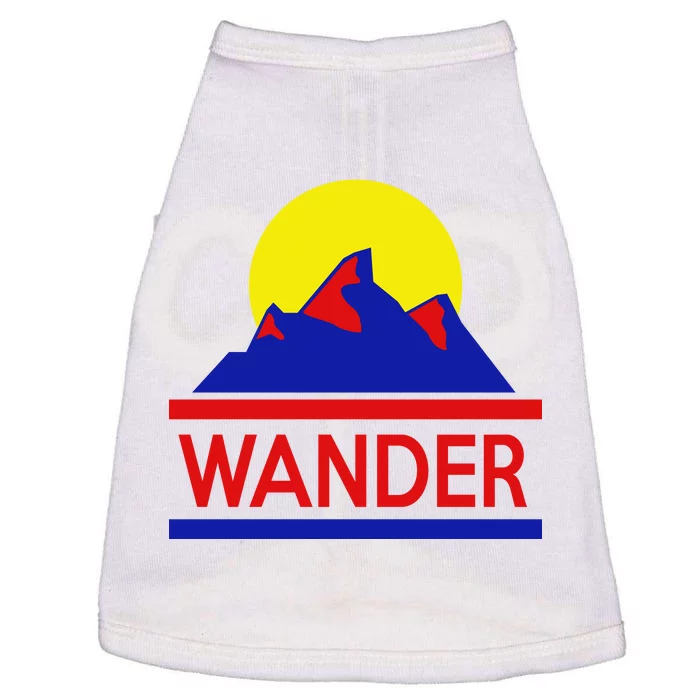 Wander The World Doggie Tank