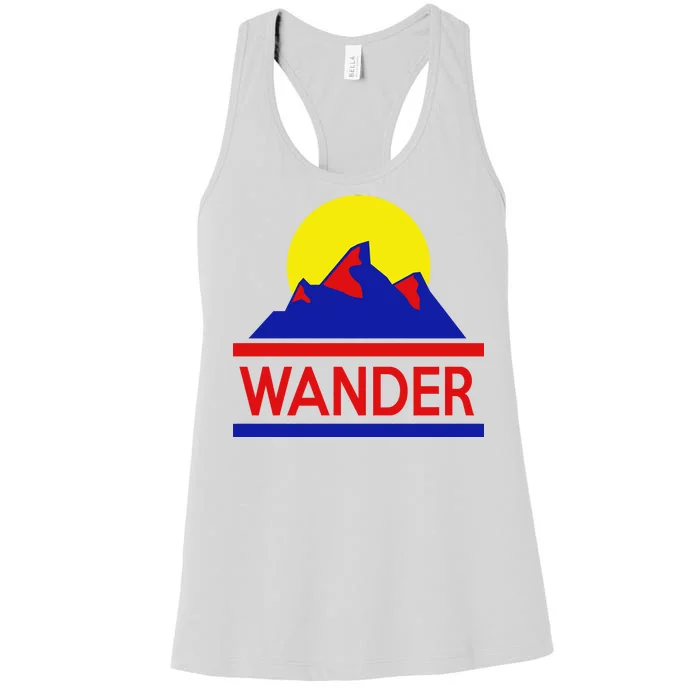 Wander The World Women's Racerback Tank