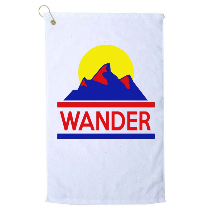 Wander The World Platinum Collection Golf Towel