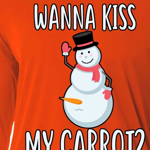 Wanna Kiss My Carrot? Cooling Performance Long Sleeve Crew