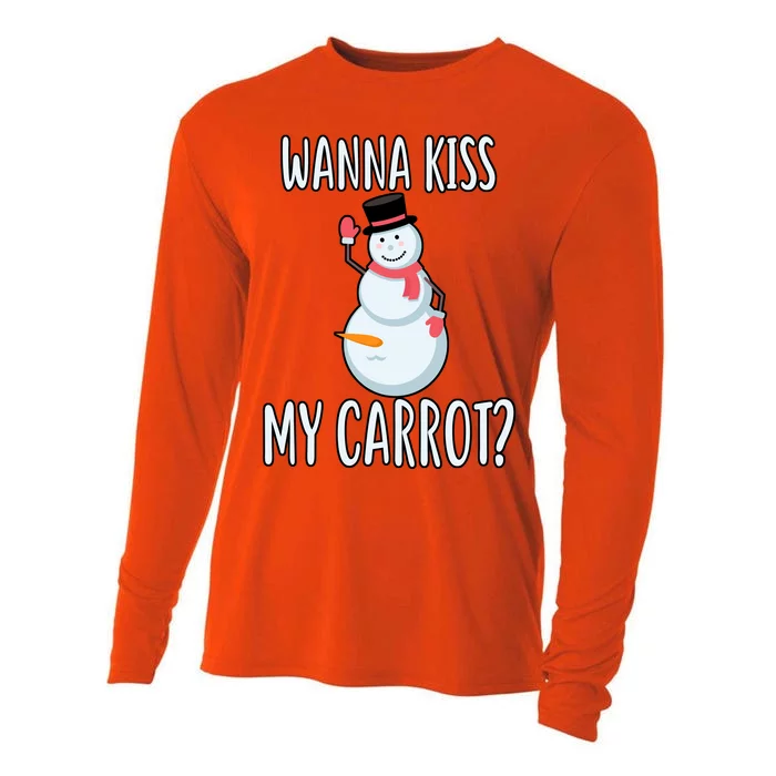 Wanna Kiss My Carrot? Cooling Performance Long Sleeve Crew