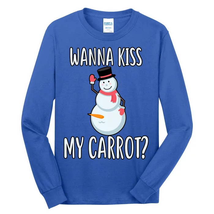 Wanna Kiss My Carrot? Tall Long Sleeve T-Shirt