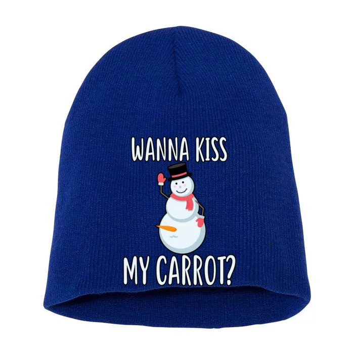 Wanna Kiss My Carrot? Short Acrylic Beanie