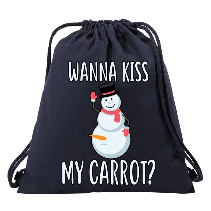 Wanna Kiss My Carrot? Drawstring Bag